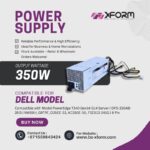 XFORM Replc. Power Supply 350w Compatible with Model PowerEdge T340 Gen14 G14 Server DPS-350AB-28 B NW98H, G9TRF, D350E-S3, AC350E-S0, FSE033-241G 8 Pin - cover photo