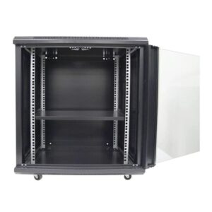 XForm Floor Stand Cabinet Server Rack 9U 600mm W x 450mm D x 575mm H Come with 1 Shelf + 1 Fan +4 Wheel - p2