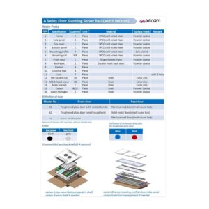XForm Floor Stand Cabinet Server Rack 15U 600mm W x 800mm D x 900mm H Come with 1 Shelf + 4FAN + 4 wheels - p6