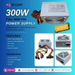 Power Supply 300W, Full New PSU, Fan 12 CM, Grey Colour, Premium Quality - cover photo 1