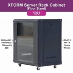 XForm-Floor-Stand-Server-Rack-Cabinet-12U-600mm-W-x450mm-D-x-700mm-H-12U-600×450-come-with-1-Shelf-1-Fan-cover-photo-p-1